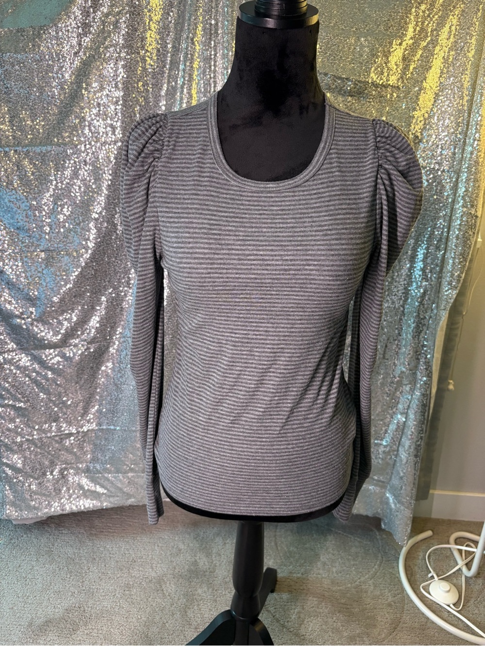 Sparkly Striped Longsleeve 🩶